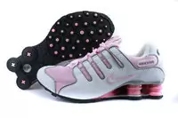 baskets nike shox nz taille 36-40 -blance-rose-rouge-type-01